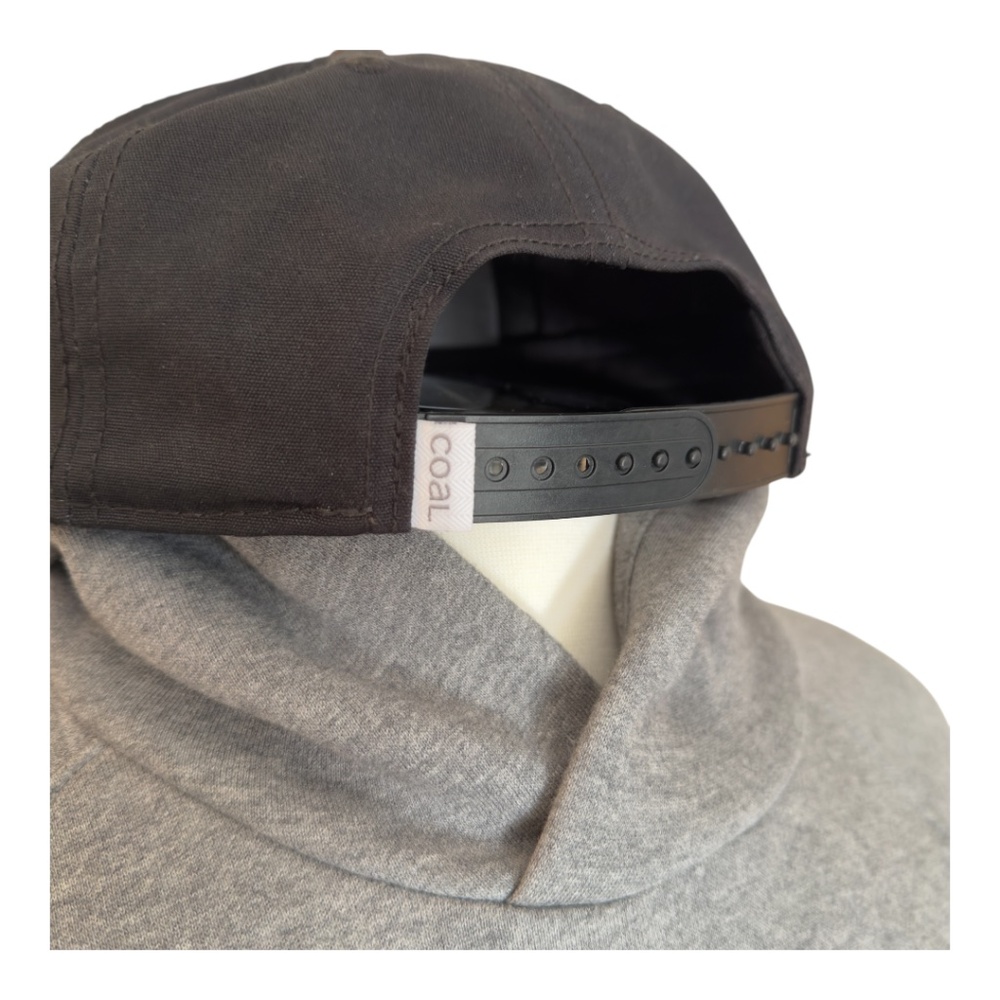 Coal Headwear Uniform Hat – Black & Brown Snapback Classic Structured Style - Picture 5 of 6